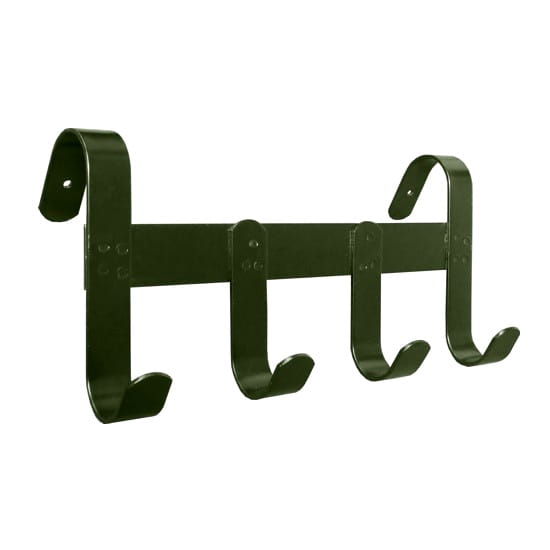 Wieszak metalowy prosty na uzdę i kantar dla konia kolor ciemnozielony Pomelac - Cavalo